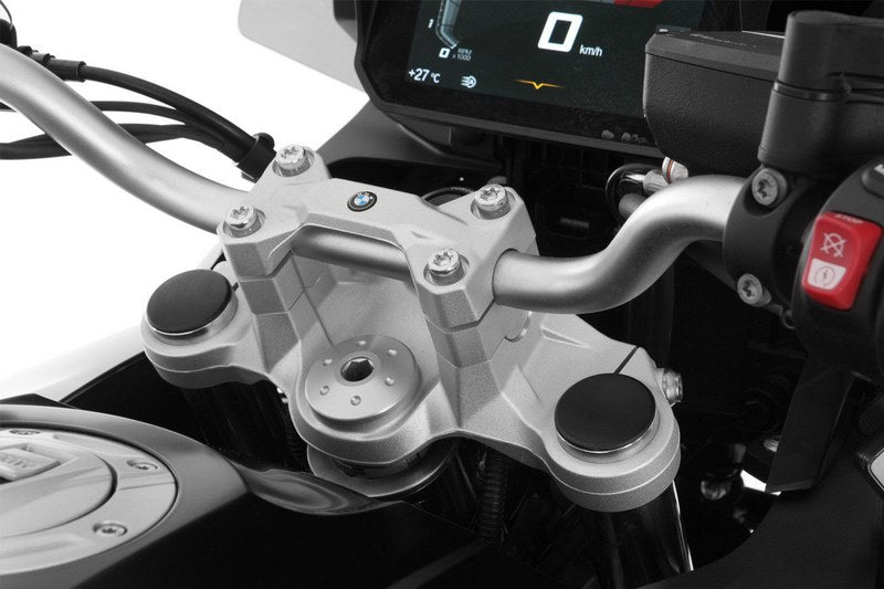 Wunderlich “Ergo” Handlebar Riser For Models Without A Bmw Sat Nav - Silver | 25803-001