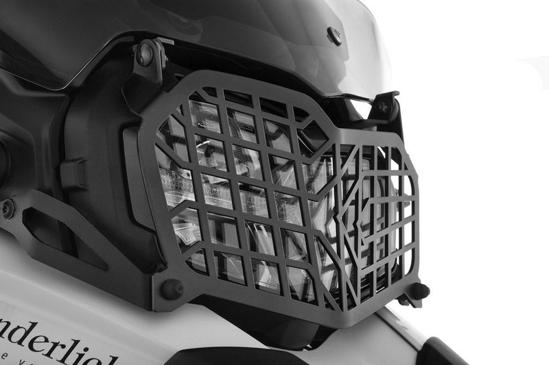 Wunderlich Foldable Headlight Protection Grill - Black | 25851-002