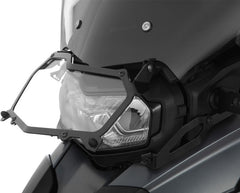 Wunderlich Headlight protector foldable »CLEAR« - With screen reinforcement bracket - black | 25851-302