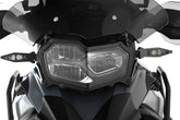 Wunderlich Headlight protector foldable »CLEAR« - With screen reinforcement bracket - black | 25851-302
