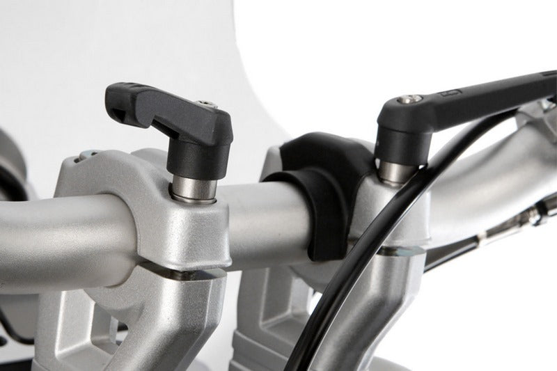 Wunderlich Quick Release Clamp Bolts - Black, Onli Without Handlebar Riser | 25870-000