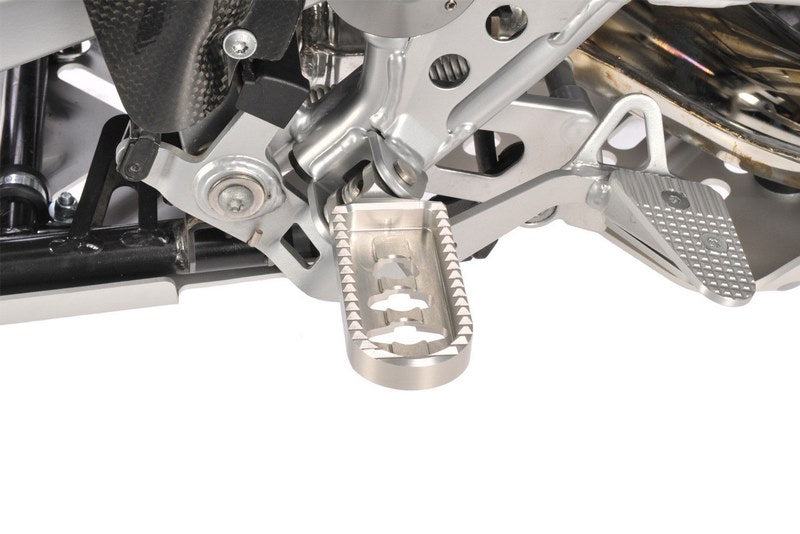 Wunderlich Lower Footrests Ergo Comfort, Silver | 25910-101