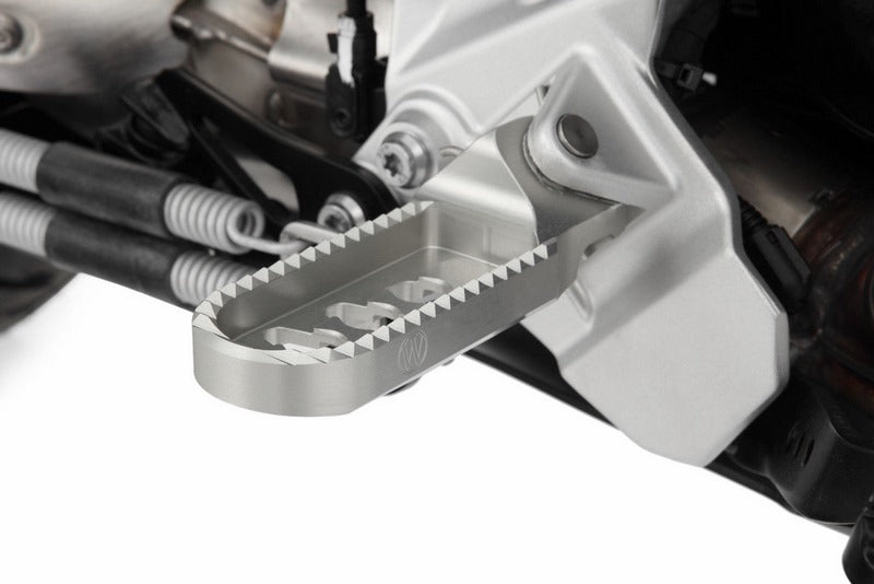 Wunderlich lower footrests »ERGO-COMFORT« - silver | 25910-301