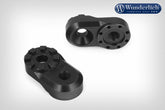 Wunderlich Vario adapter EVO1 (pair) - 23mm - black | 25912-002
