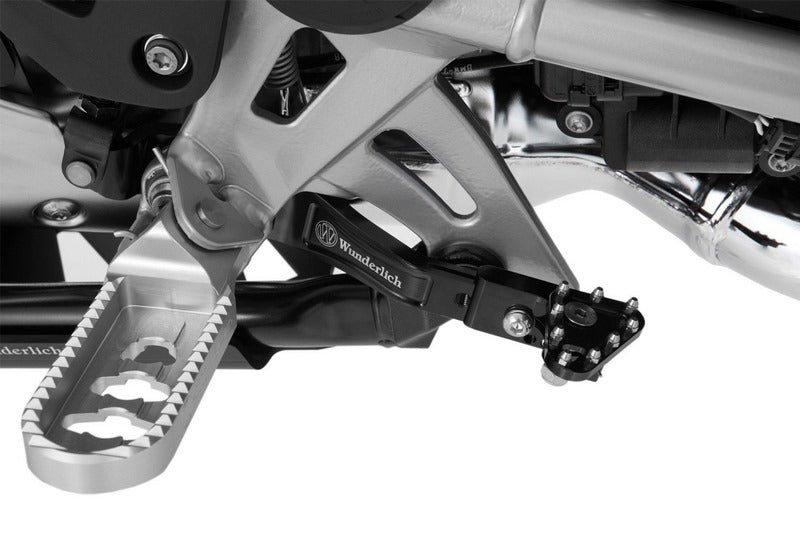 Wunderlich Adjustable Foot Brake Lever - Black | 26221-003