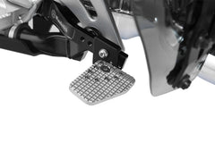 Wunderlich foot brake lever width extension - silver | 26221-201