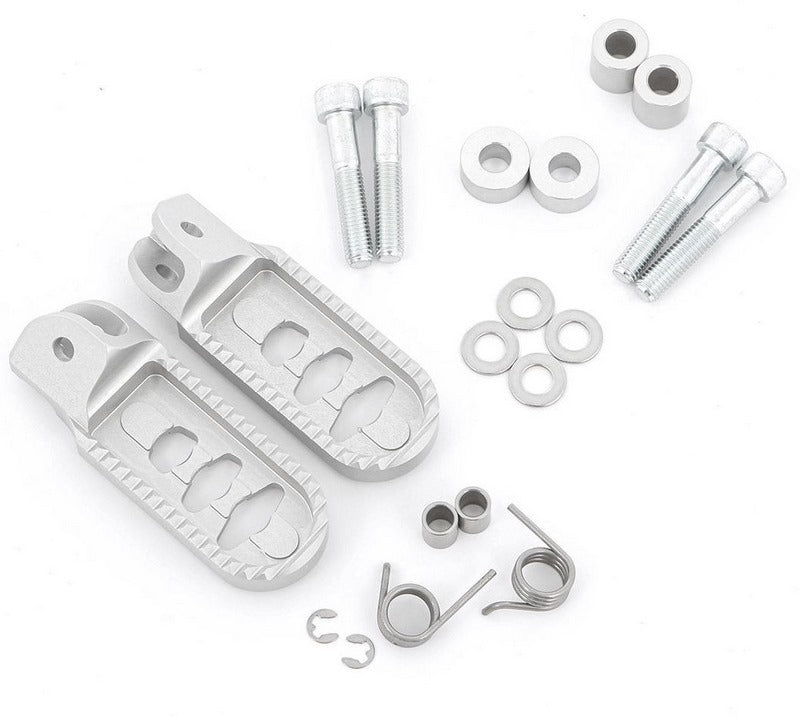 WUNDERLICH Assembly kit engine protection bar BMW Option 719 with slide pads - silver | 26442-300