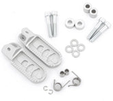 WUNDERLICH Assembly kit engine protection bar BMW Option 719 with slide pads - silver | 26442-300