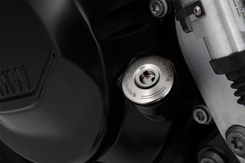 Wunderlich safety oil plug with dipstick - titanium | 27430-103