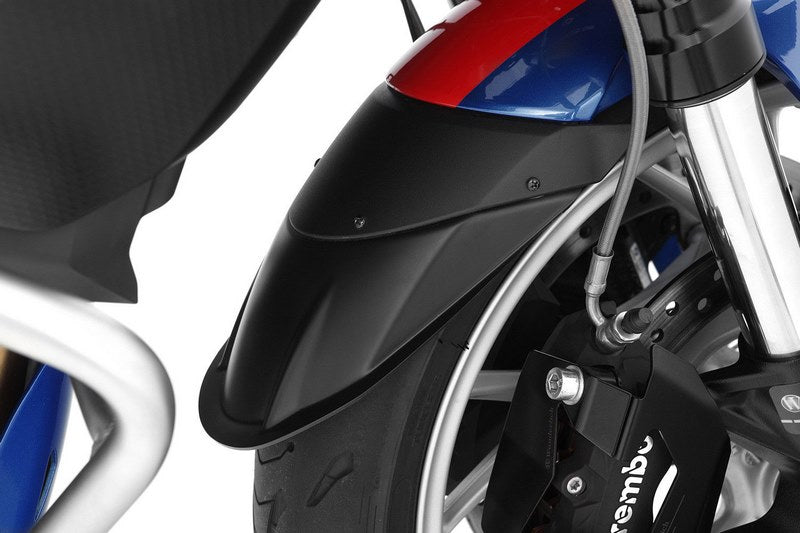 Wunderlich "EXTENDA FENDER" fender extension - front - black | 27810-400