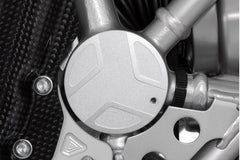 Wunderlich Swingarm Pivot Covers - Silver, Left | 28280-201