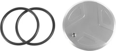 Wunderlich Swingarm Pivot Covers - Silver, Left | 28280-201