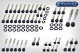 Wunderlich Motor screw set hexagon socket screw VA - black | 29010-008