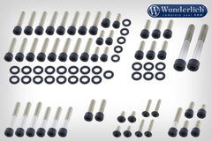 Wunderlich Motor screw set hexagon socket screw VA - black | 29010-008