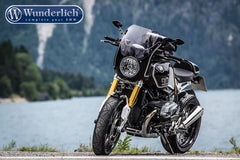 Wunderlich Cockpit Fairing, Black Storm Metallic - White | 30471-204