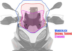 Wunderlich Wunderlich»MARATHON« windshield - smoked grey | 30742-006