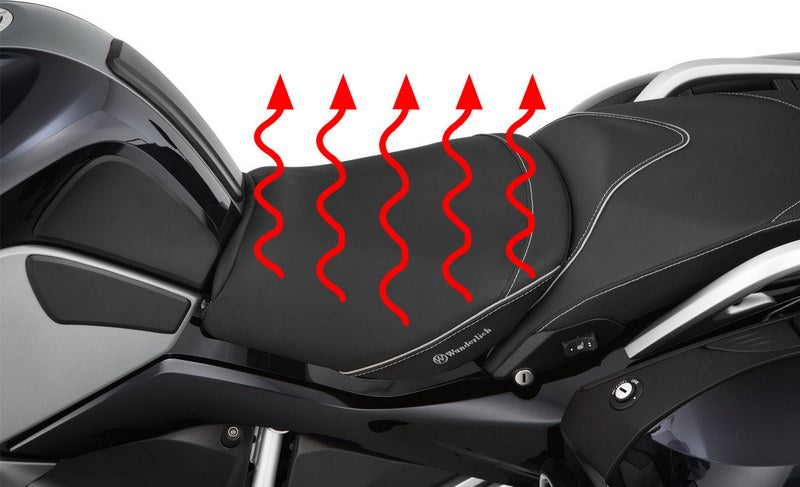 WUNDERLICH Ergo rider seat R 1200/1250 RT LC with seat heating and gel insert - high - black | 30930-430