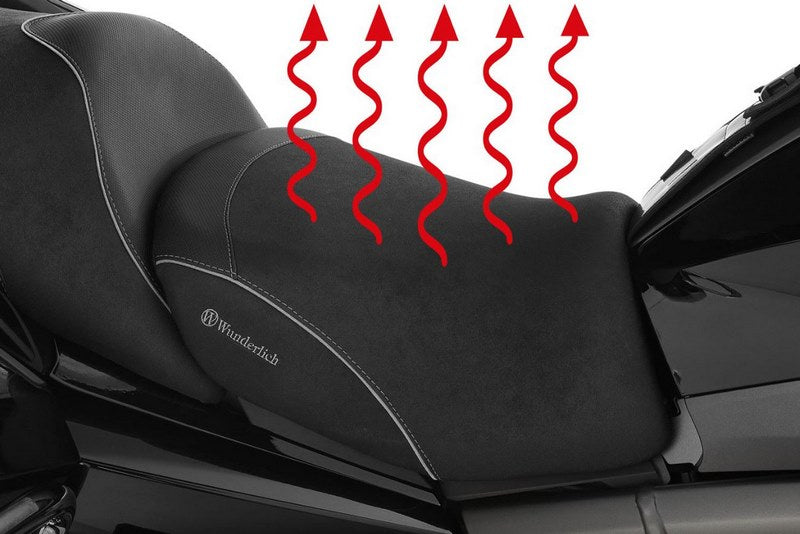 Wunderlich »AKTIVKOMFORT« rider seat with seat heating - standard - black | 30931-200