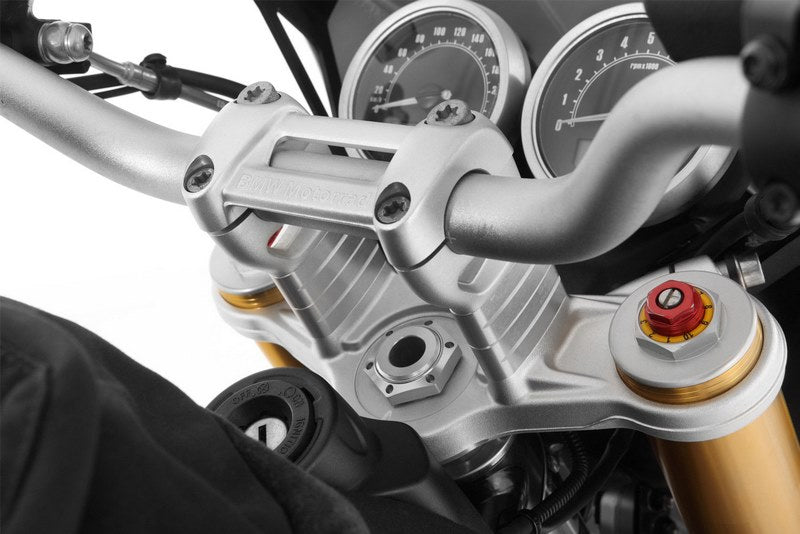 Wunderlich handlebar riser - 40mm - silver | 31011-101