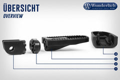 Wunderlich Vario joint driver (pair) - black | 31561-102