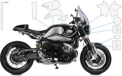 Wunderlich VentureShield paint + tank protection complete set - clear | 33331-000