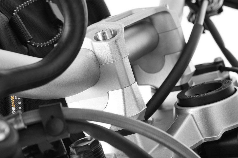 Wunderlich Handlebar Risers Sportergo - 20Mm - Silver | 35631-101