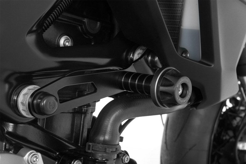 Wunderlich "DOUBLESHOCK" frame crash pad - black | 35834-002