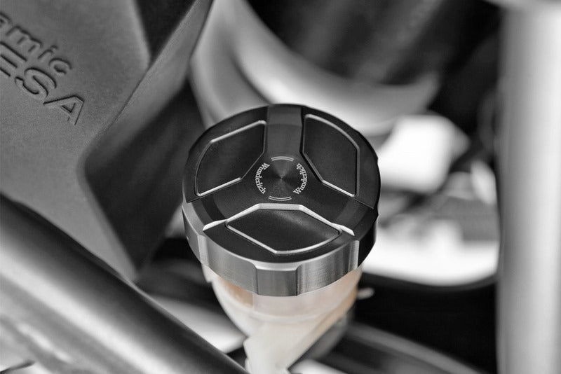 Wunderlich Brake Reservoir Aluminum Cover Rear - Titanium | 36030-003