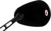 Wunderlich Aspheric aluminium mirror body aspherical - black | 36400-002