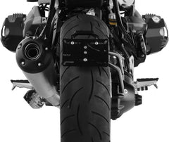 Wunderlich Swing Arm Number Plate Holder Centered - Black | 38981-302