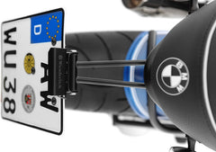 Wunderlich Wunderlich»RETROSPORT« licence plate holder - black | 38981-402