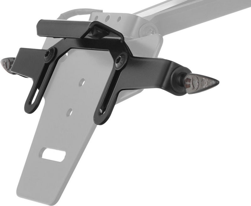 Wunderlich indicator bracket incl. Kellermann Rhombus S Dark indicator - Set - black | 38983-012