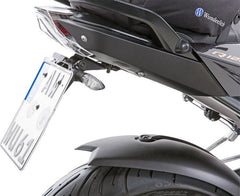 Wunderlich Signal Bracket License Plate Holder For Original Blinker - Black | 38983-102