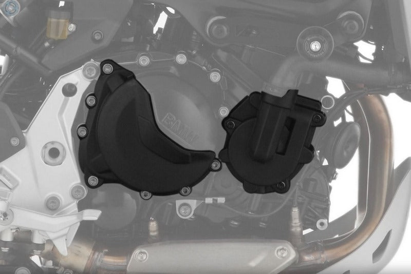 Wunderlich protective cover set for clutch, alternator and water pump - black | 40470-202