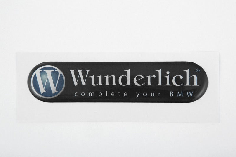 Wunderlich emblem Logo 90mm x 21mm - black | 40910-002