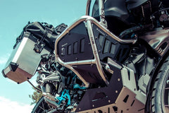 Wunderlich Rock Guard Set for Original BMW Engine Protection Bars. - black | 41871-302
