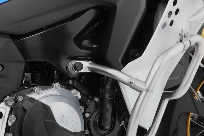 Wunderlich reinforcement bar for the original engine protection bar - stainless steel | 41875-000