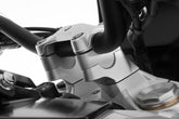 Wunderlich »ERGO« handlebar riser - 20mm - silver | 41971-011