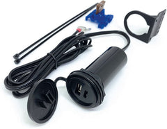 WUNDERLICH BAAS double socket 5V 2x 3.6 A (USB-A & USB-C) USB11 - black | 42040-600