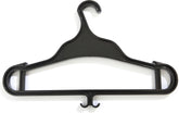 WUNDERLICH HEAVY DUTY clothes hanger - black | 42321-102