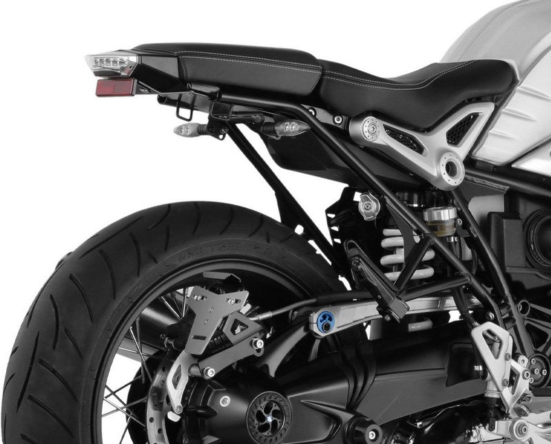 Wunderlich Tail Section "Low" (With Tail Light Conversion) - Black-Titanium | 44111-002