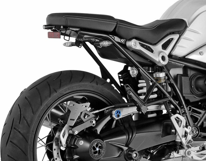 Wunderlich Tail Section "Low" (With Tail Light Conversion) - Black-Titanium | 44111-202