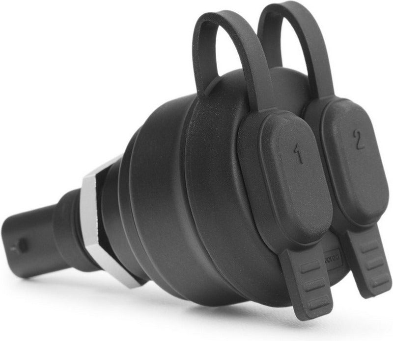 Wunderlich USB dual socket - black | 45011-000