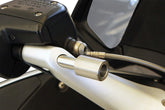 Wunderlich adapter for SP-Connect on stub handlebars - silver | 45150-411