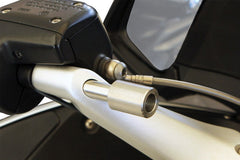 Wunderlich adapter for SP-Connect on stub handlebars - silver | 45150-411