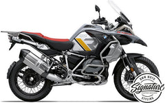 WUNDERLICH R-Line Side Sticker Clear tank decorative kit - black-yellow | 48300-114