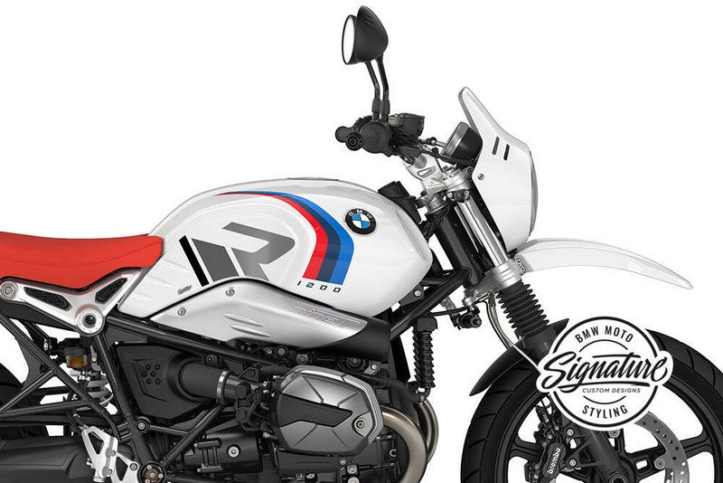WUNDERLICH R-Line Side Sticker Clear tank decorative kit - gray | 48300-126