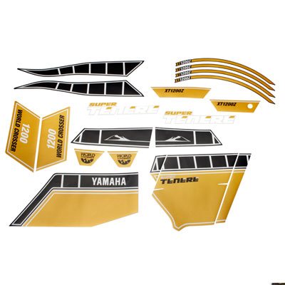 Yamaha Genuine Xt1200Z Wc Sticker Yellow 2014 | 23P-F17C0-V0-00 / 23PF17C0V000
