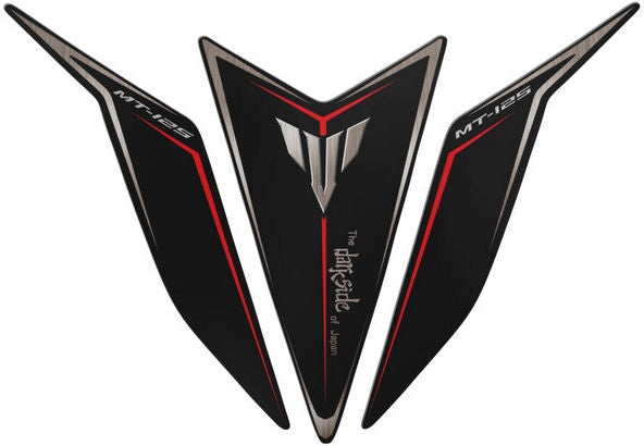 Yamaha Tank Pad MT-125 Dark Side Of Japan Silver Brush | 5D7-Y0790-10-00