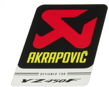 Yamaha Akrapovič Aluminium Exhaust Stickers | 90798-31907-02